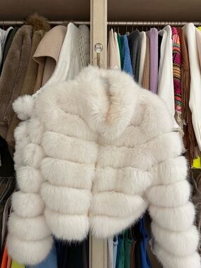 LoveShackFancy Jolly Faux-Fur Jacket